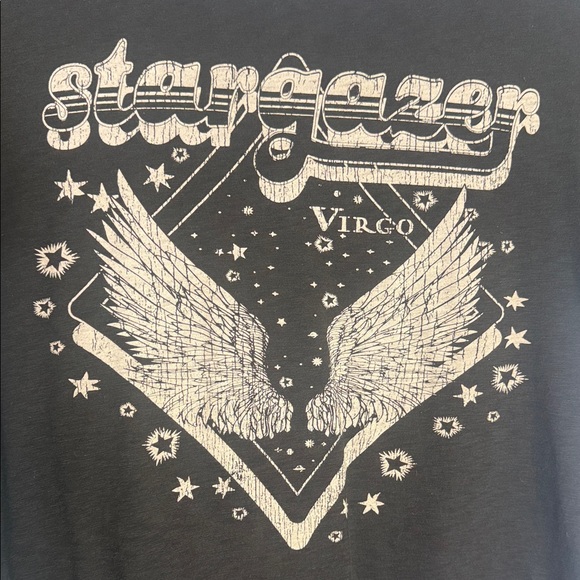 Spell Tops - Spell Stargazer Virgo Black Tee Size XS